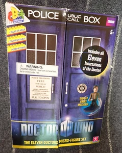 Doctor Who The Eleven Docs Micro Figure Minifigures Set Building Police Box - Picture 1 of 10