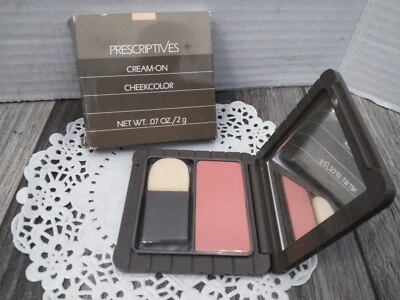VTG. PRESCRIPTIVES CREAM-ON CheekColor blush IN THE NUDE 06 - .07oz /2g (NOS) - Image 1 of 4