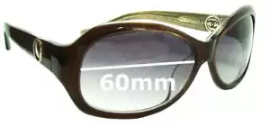 SFx Replacement Sunglass Lenses Fits Chanel 132 - 60mm Wide - Picture 1 of 10