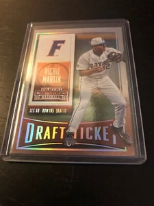 2015 Contenders Richie Martin Draft Ticket Rc 30/99 Orioles - Picture 1 of 2