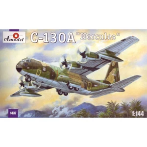 AMODEL 1437 C-130A Hercules Scale Aircraft 1/144 - Plastic model kit - Picture 1 of 6