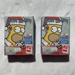 Tarjetas de juego de colección de Los Simpson D'OH HO HO! Spencer Gifts 2002 Dapy - Imagen 1 de 8
