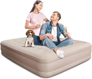Camping Air Bed, 40CM Comfortable Thicken Automatic Air Mattress, Self-Stop Safe - Picture 1 of 7