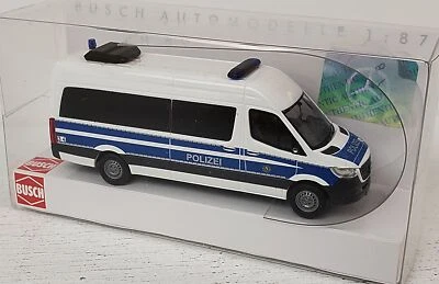 Busch NEW HO 1/87 Scale Mercedes Benz Sprinter Van German Police "POLIZEI" - Image 1 of 3