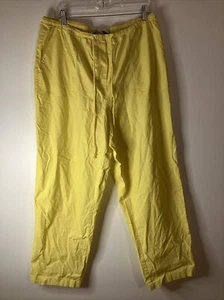 L.L.Bean Giallo Uniforme Medica Scrub Fondo XL - Foto 1 di 9