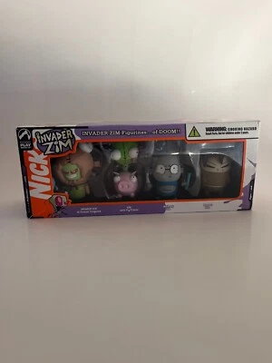 INVADER ZIM FIGURINES OF DOOM Action Figures Palisades Nickelodeon 2005 Vintage  - Image 1 of 4