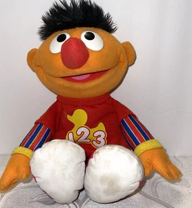 Sesame Street Plush Stuffed Toy Bert Talking (needs Batteries) Kids Collect 14" - Picture 1 of 12