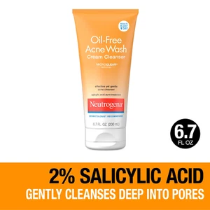 Oil-Free Acne Face Wash Cream, Face Cleanser, 6.7 Fl. Oz - Picture 1 of 11