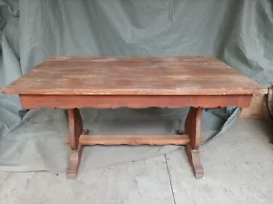 Antique Spanish Oak Refectory Kitchen Dining Table - Picture 1 of 5