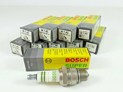 1x BOSCH Spark Plug W7AC 0241235607 SUPER 0,6mm GAP - Image 1 of 4