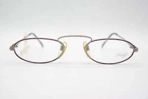 Gafas vintage Davidoff 310 latón cobre negro ovaladas montura NOS - Imagen 1 de 6