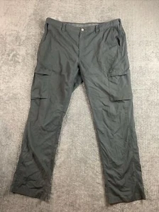 Delta Airlines Cargo Pants Men 42 Navy Blue Lands End Ripstop Employee Work - Picture 1 of 15