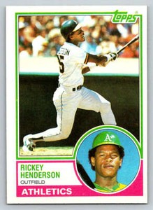 1983 Topps #180 Rickey Henderson (ref Y01512)