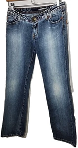 Miss Sixty 60 Low Rise Boot Cut Leg Emb Pockets Made In Italy 90s Jeans 30x29 - Picture 1 of 12