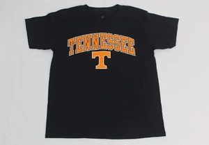Tennessee Volunteers Shirt Youth Small Black Orange Short Sleeve Spell Out - Picture 1 of 6