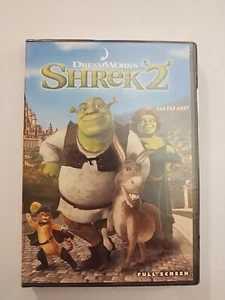 Shrek 2 DVD Full Screen Dreamworks (7by) Brand New Free Shipping Buy 2 Get 1 F - Picture 1 of 2