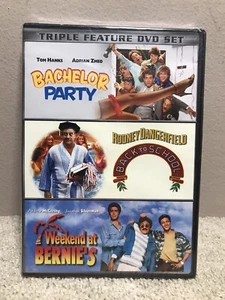 Triple Feature DVD Set: Bachelor Party/Back to School/Weekend at Bernie's - 80s - Picture 1 of 3