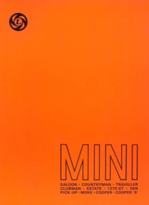 Mini Moke Cooper Van 1959-1976 Manual de taller Leyland de reparación de fábrica - Imagen 1 de 5