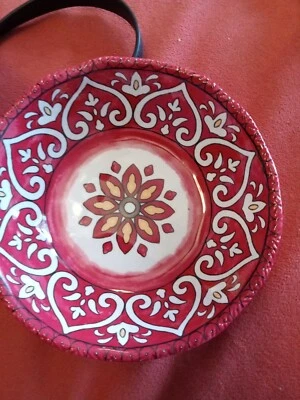 Tres (3) tazones rojos para ensalada/helado de melamina Foto 1 de 4