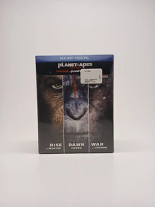 Planet of the Apes Trilogy (2017 Blu-ray +Digital) | New Factory Sealed - Foto 1 di 6