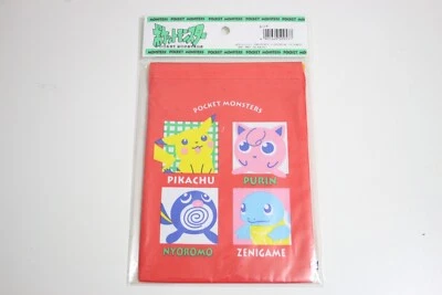 Bolsa de cordão vintage Pokemon vermelha para Nintendo Game Boy ou 3DS XL Japão/retrô - Imagem 1 de 4