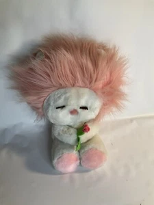 Vintage 1982 Pink Hair  Dakin Frou Frou Nature Babies Plush - Picture 1 of 6