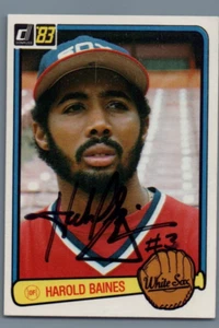 1983 Donruss - #143 Harold Baines Hand Signed Autographed Baseball Card - Picture 1 of 2