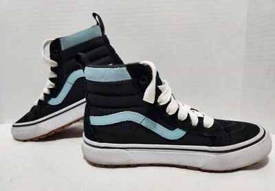 Vans Zapatos de Skate Resistentes Sk8 Hi MTE 1 Talla 3 Negro y Azul Niños Bota Alta Foto 1 de 4
