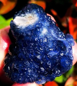 52,1 g ¡Top! Fantástico espécimen natural de cristal de fluorita cúbica azul ie3402 - Imagen 1 de 17