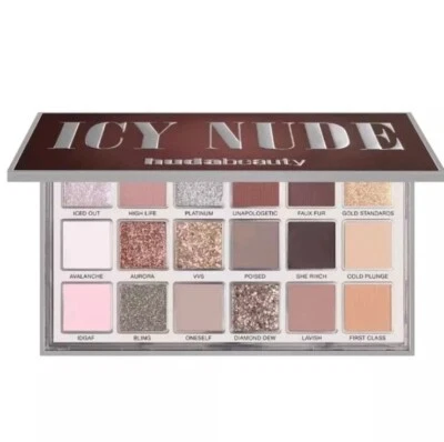 Paleta de sombras de ojos Huda Beauty ICY NUDE NUEVA EN CAJA auténtica Foto 1 de 3