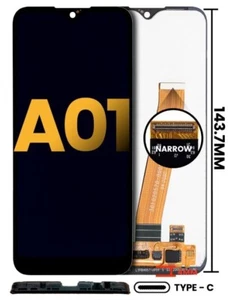 Display LCD originale per Samsung Galaxy A01 (modello USA) (frame Type-C) UPS 2 giorni aria - Foto 1 di 3