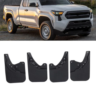 4pcs Front&Rear Wheel Mud Flaps Splash Guards For Toyota Tacoma 2024-2025 - Image 1 of 4