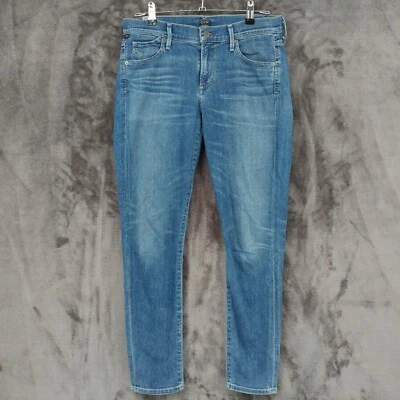 Pantalones de mezclilla Citizens of Humanity Avedon tobillo ultra ajustados algodón elástico para mujer 28 Foto 1 de 4