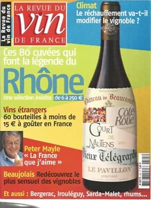 VIN DE FRANCE N°505 80 CUVEES QUI FONT LA LEGENDE DU RHONE / CLIMAT / BEAUJOLAIS - Picture 1 of 1