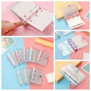 3-hole File Folder Notebook Cover Loose-leaf Refill Rings Binder Inner Pages - Picture 1 of 25