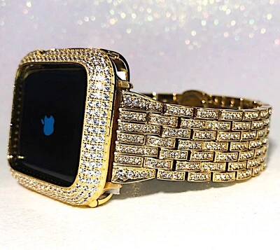 Apple Watch Ultra 49 Yellow Gold Lab Diamond Apple Watch Cases Apple Watch bands - Изображение 1 из 4