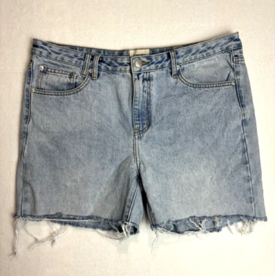 Insight Mens Blue Denim Shorts Size W32 Cut Off Cotton - image 1 of 4