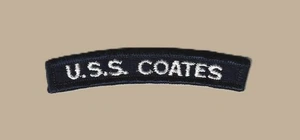 US Navy DE-685 USS Coates Destroyer Escort UIM Shoulder Rocker Tab (01) - Bild 1 von 1