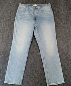 Everlane Denim Jeans The Way High Slim Women 34x28 90's Vintage Light Wash 835 - Picture 1 of 18
