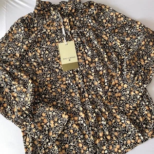 Neu Nili Lotan x Target Liberty geblümte Bluse Langarm Small - Bild 1 von 6