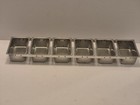 1 VTG Mini Bread Loaf Baking Pan 6 Strap Commercial 4/1.4" x 2/3.8 pans Rare