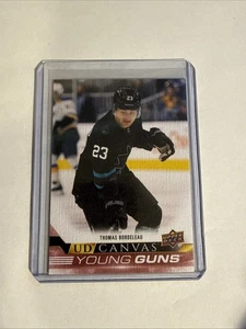 2022-23 Upper Deck UD Canvas #C97 Thomas Bordeleau YG - Picture 1 of 2