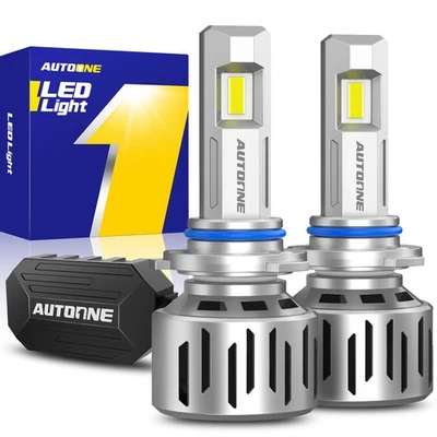 9005 HB3 LED Headlight High Low Beam Light Super Bright Bulbs White 6500K 4100LM - Image 1 of 4