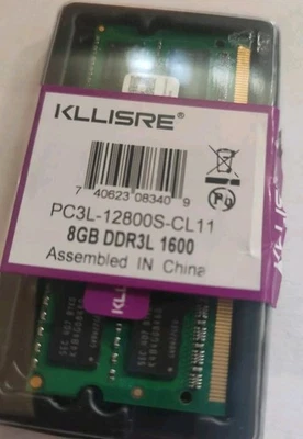 KLLISRE 8GB DDR3 PC3 12800S. CL11. 1600MHz 204Pin. Laptop RAM  - Image 1 of 4
