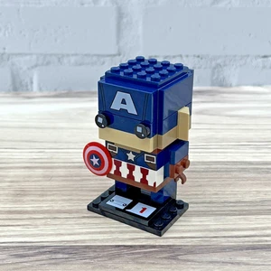 LEGO Brickheadz Mavel Super Heroes: Captain America (41589) 100% Complete - Picture 1 of 3