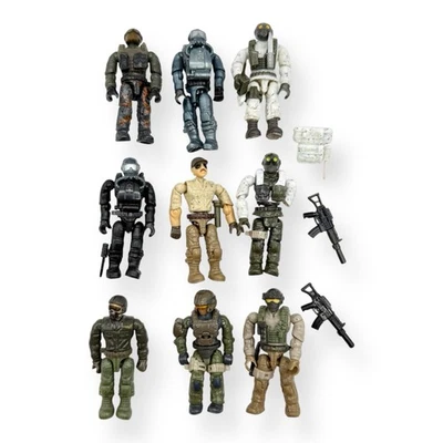 Mega Bloks Construx Call of Duty Mini Figura Lote (9) Alphine Ranger Pilot Scuba Foto 1 de 4