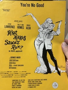 M 1964 Bühnenmusik Noten WAS SAMMY ZUM LAUFEN BRINGT "Du bist nicht gut" - Bild 1 von 1