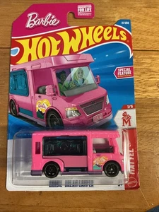 Hot Wheels 2026 Barbie Dream Camper Una custodia 1/5 21/250 rosa - Foto 1 di 4