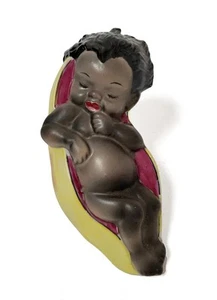 PLACA DE PARED BROWNIE DE COLECCIÓN TINKA BEBÉ ABORIGEN EN COOLAMON AUSTRALIANO - Imagen 1 de 5