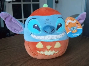 Squishmallows 8 Zoll Halloween Stich als böser Kürbis - Bild 1 von 2